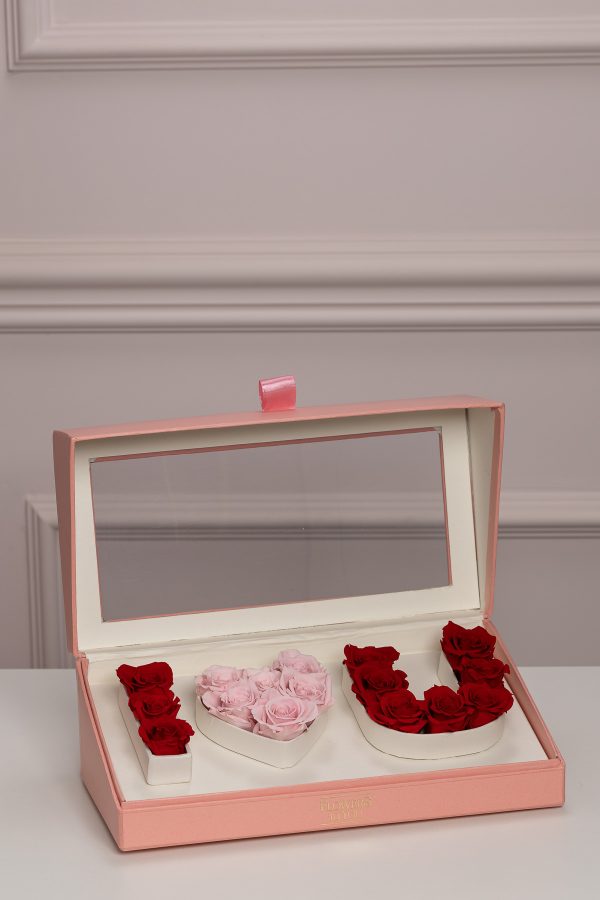 Flower Box I Love U – All Red - Image 9