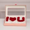 Flower Box I Love U – All Red - Image 2