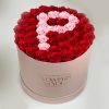 Flower Box Grande Personalizada com Mini Rosas - Letra